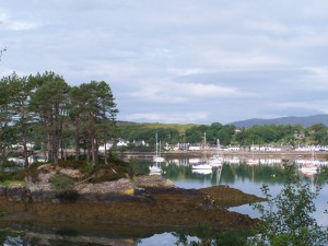 Plockton from the castle side