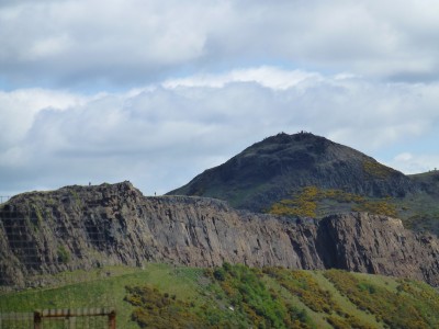 Arthur's Seat overlooking Salisbury Crag